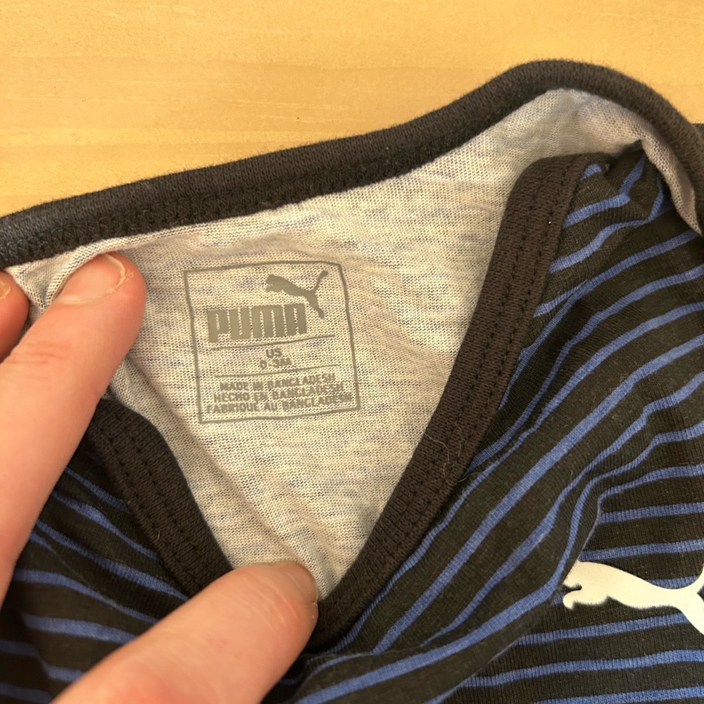 Bundle of 7 Puma 0-3 Months Blue & Gray Baby Onesie Bodysuit Set - Picture 9 of 9